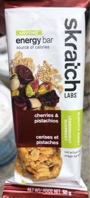 Energy Bar Sport Fuel, Cherries & Pistachios