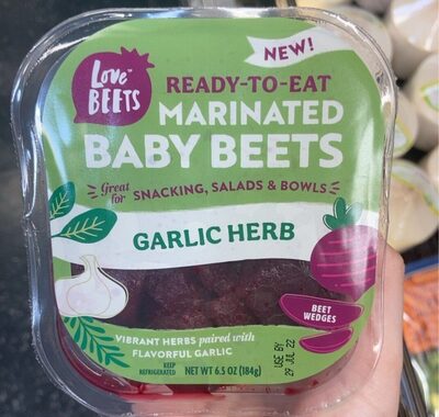 Marinated Baby Beets Garlic Herb