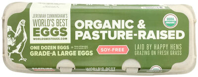 Organic and pasture raised eggs