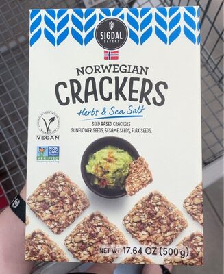 Crackers Herbs & Sea Salt