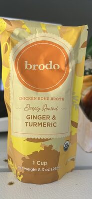 Chicken Bone Broth Ginger & Turmeric