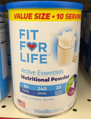 Vanilla Nutritional Powder