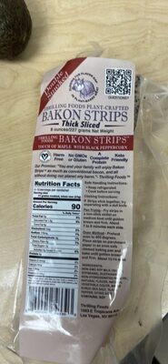 BAKON STRIPS Thick Sliced