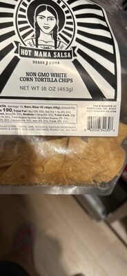 NON GMO WHITE CORN TORTILLA CHIPS