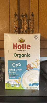Organic Oat Whole Grain Cereal