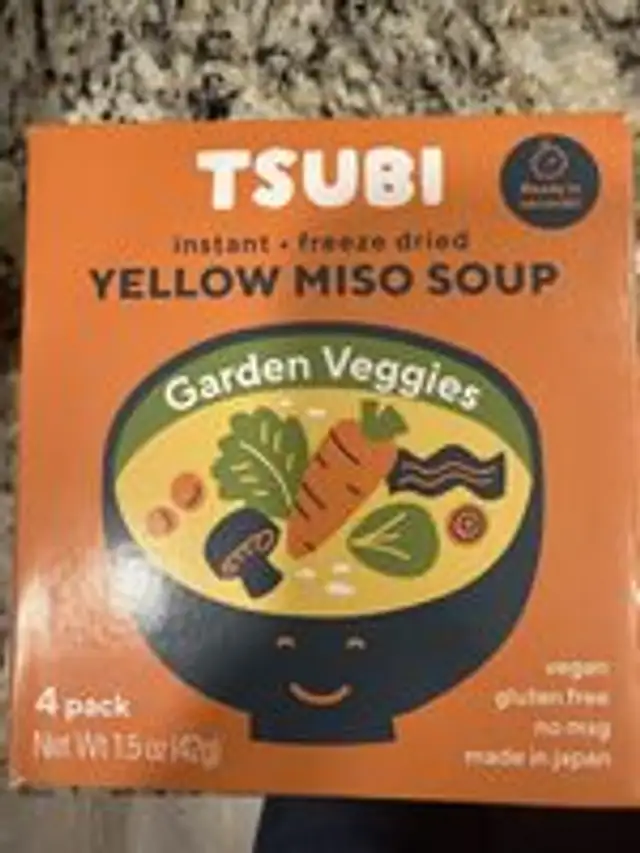 Yellow miso soup