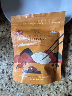 Pork & Purple Cabbage Potstickers