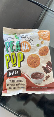 PeaKa Pop BBQ Veggie Crisps