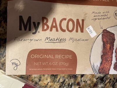 Original Recipe Meatless Bacon front packaging