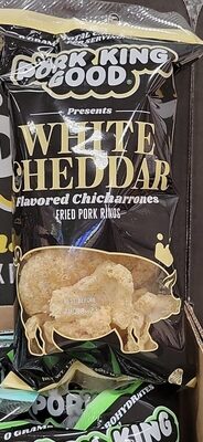Pork rinds white cheddar