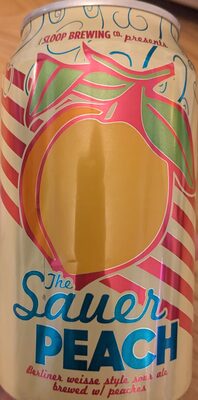 The Sauer Peach front packaging