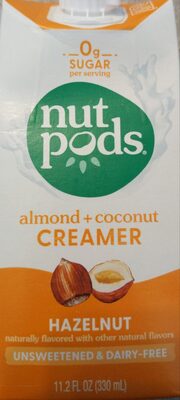 Hazelnut Almond + Coconut Creamer front packaging