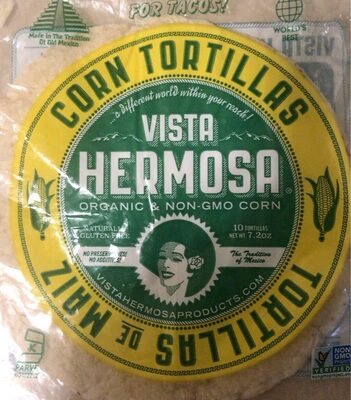 Corn Tortillas front packaging