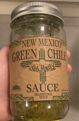 green chile sauce front packaging