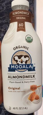 organic almond milk