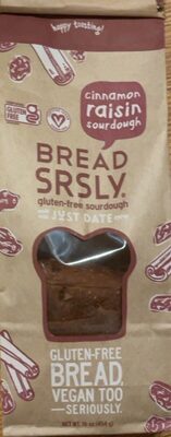Gluten Free Cinnamon Raisin Loaf