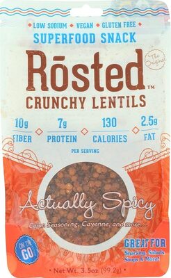 Crunchy Lentils, Actually Spicy