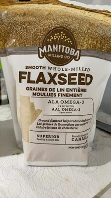 Smooth Whole - Milled Flaxseed, Smooth Whole - Milled front packaging