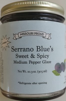 Serrano Blue's Sweet & Spicy Medium Pepper Glaze