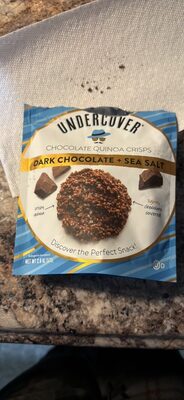 Chocolate Quinoa Crisps DARK CHOCOLATE + SEA SALT