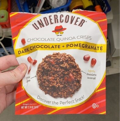 Dark Chocolate + Pomegranate - Chocolate Quinoa Crisp