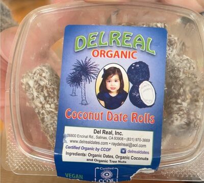 Coconut Date Rolls