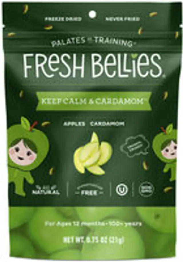 Bellies apples cardamom freeze dried snacks