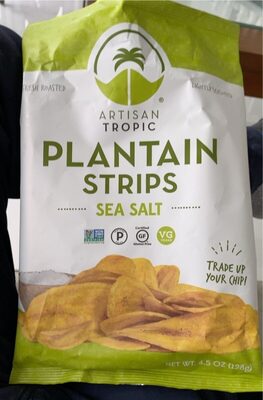 PLANTAIN STRIPS SEA SALT