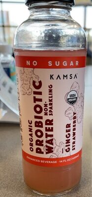Organic probiotic water non sparkling water