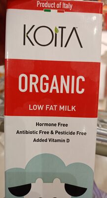 Koita Organic Cow Milk Low Fat