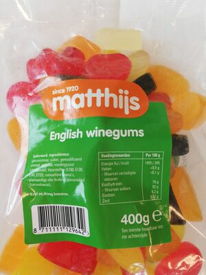 English winegums