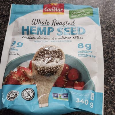 Whole Roasted Hemp Seed front packaging