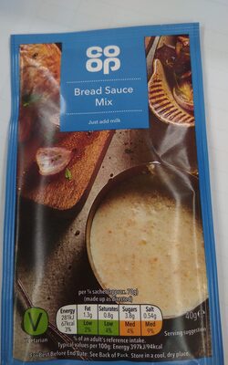 Coop bread sauce mix front packaging