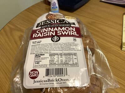 Jessica's brick oven, cinnamon raisin brioche