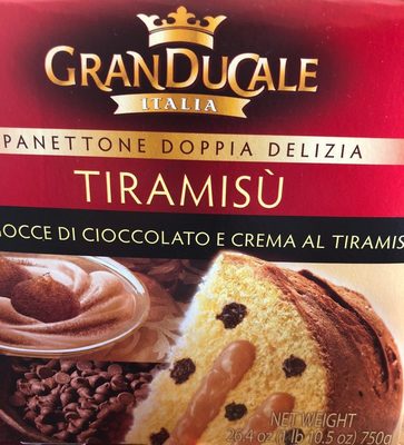 Panettone tiramisu front packaging
