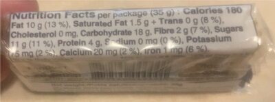 Sesames Snaps 24 / 24 nutrition facts table