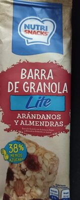 Barra de Granola Arándanos y Almendras