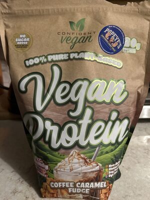 Vegan Protein Coffee Caramel Fudge