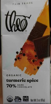 Chocolate (Dark) - Turmeric Spice