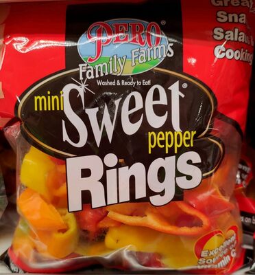 Mini Sweet Pepper Rings front packaging