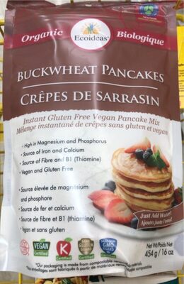 Buckwheat Pancakes Instant Mix front packaging