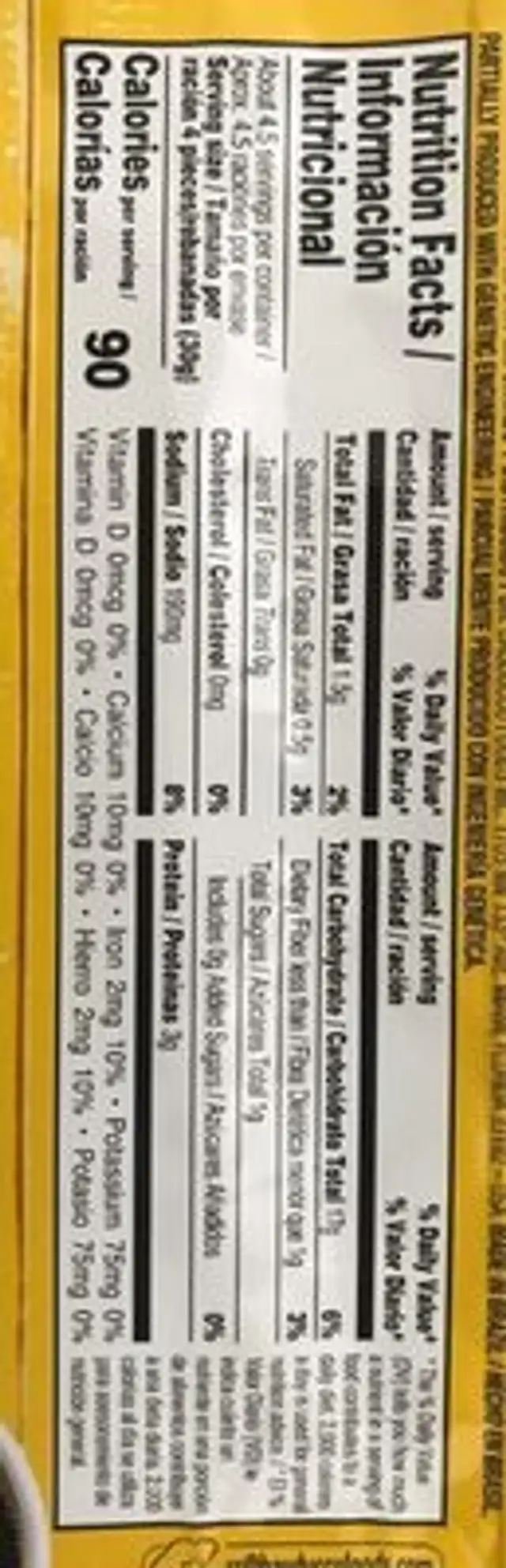 Low fat toast nutrition facts table