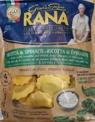 Raviolis Ricotta Spinach