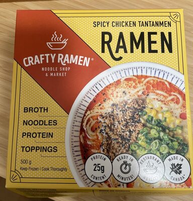Spicy Chicken Tantanmen front packaging