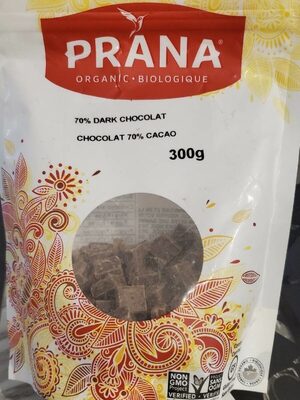 Organic Chocolate Chunks 70%