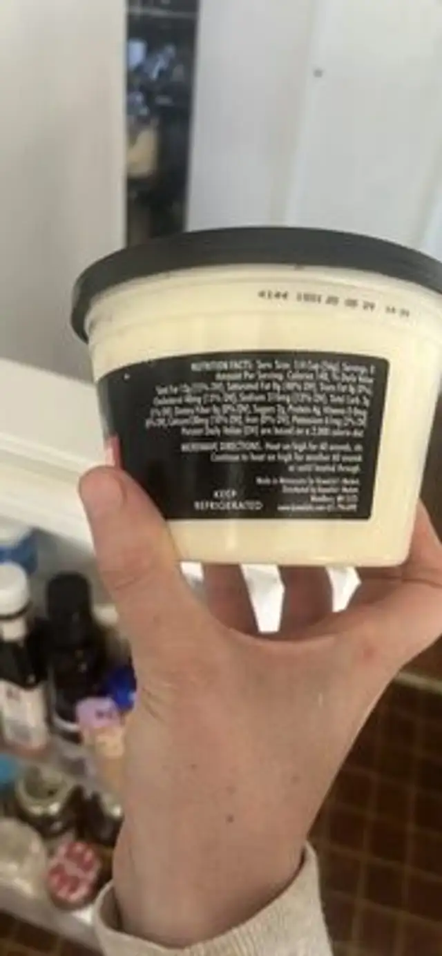 ALFREDO Pasta Sauce nutrition facts table