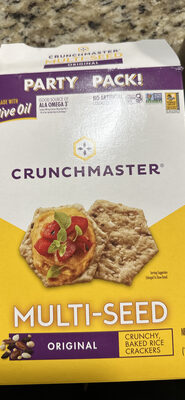 Crunchy, Baked Rice Crackers