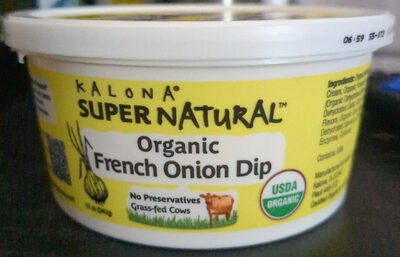 Organic french onion dip