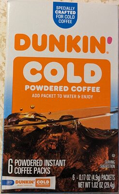 Cold Powdered Coffee