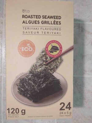 Roasted Seaweed (Teriyaki Flavoured) front packaging